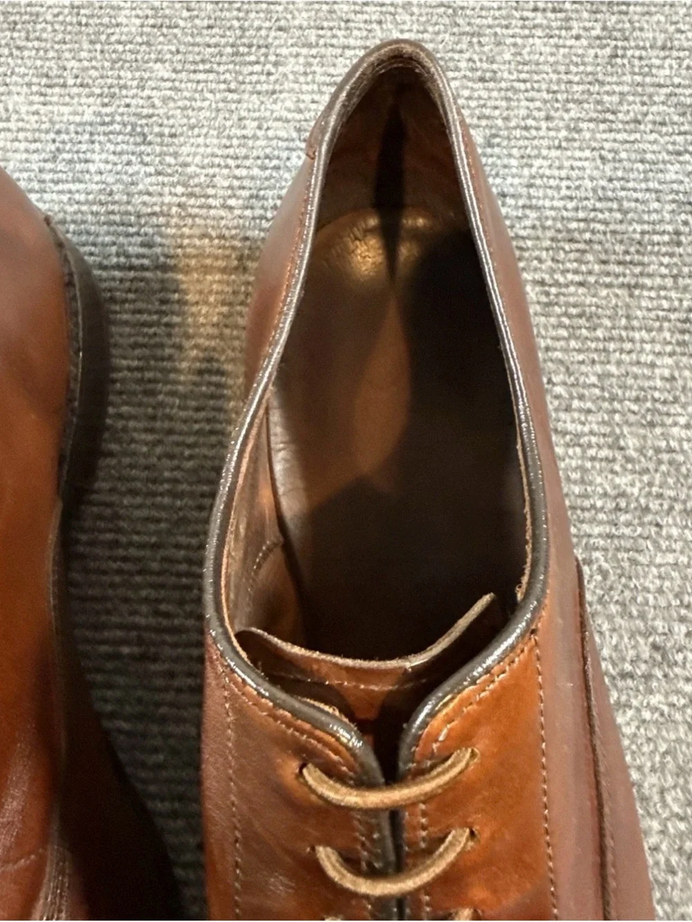 Allen Edmonds Fifth Avenue Oxford Shoes Men’s 12 3E Dark Chili Leather USA